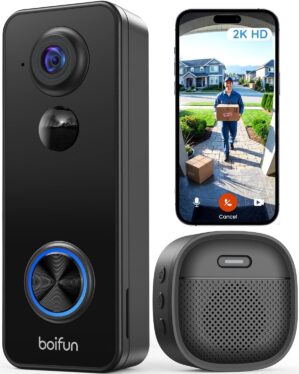 BOIFUN Video Doorbell Camera Wirele...