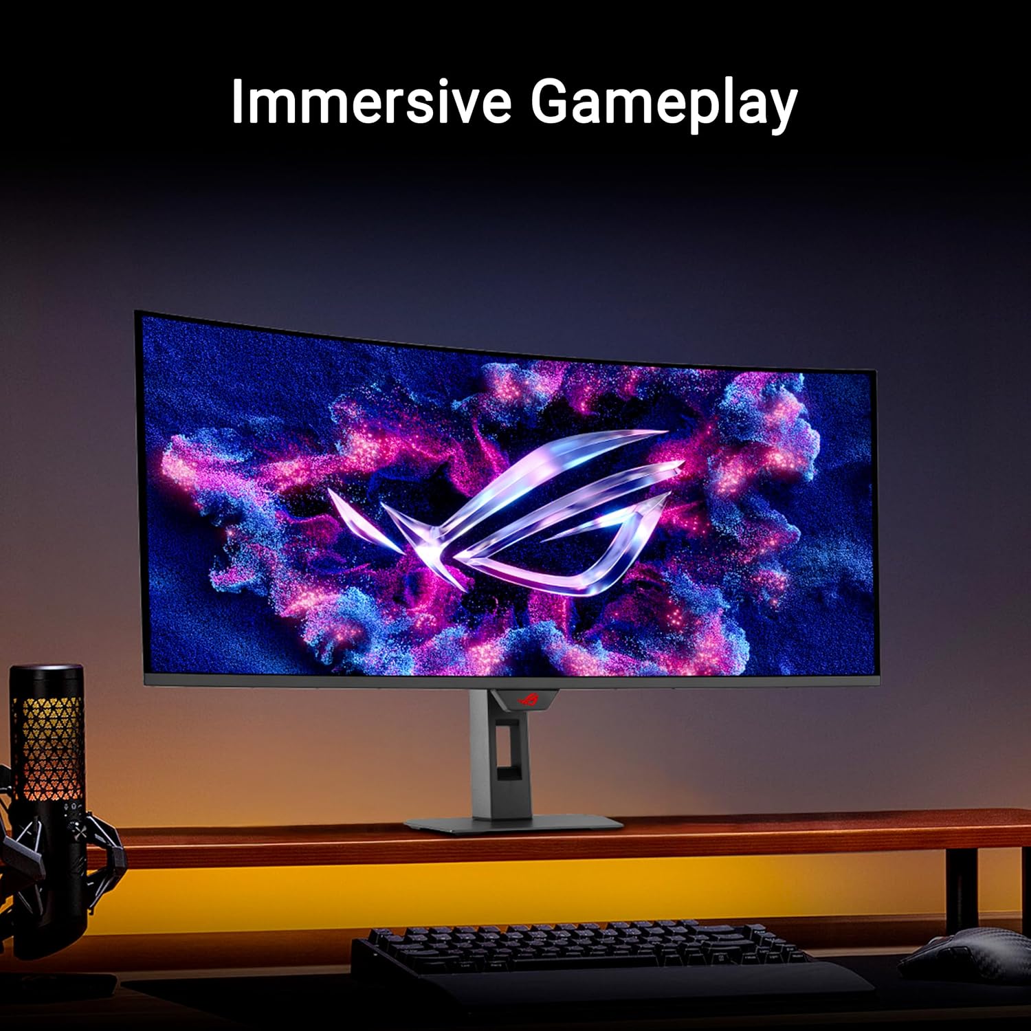 ASUS ROG XG34WCDG 34 Inch 1440p 175Hz Ultrawide OLED G-SYNC Gaming Monitor - Image 2