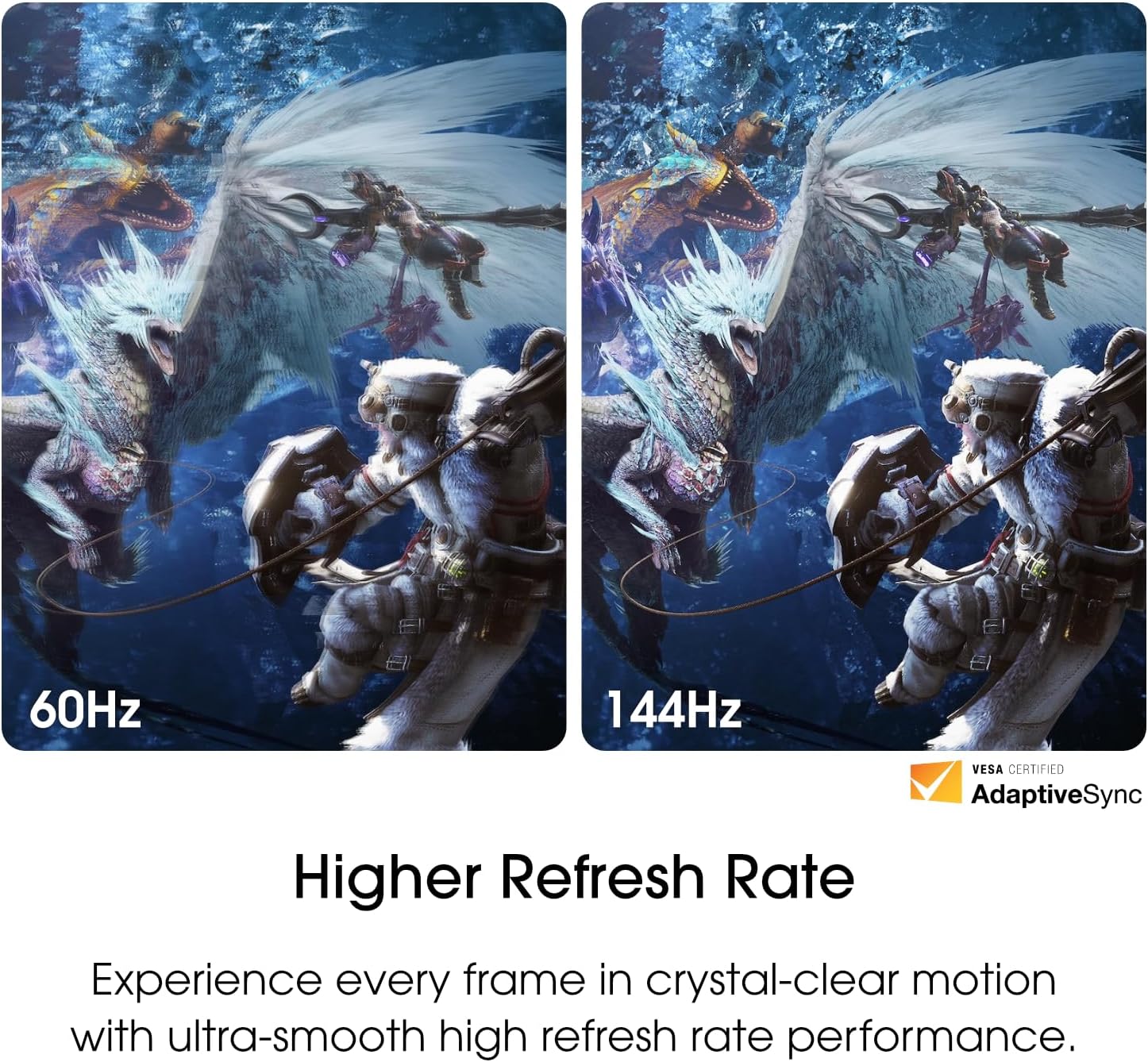 Sceptre New 22-Inch Gaming Monitor, FHD 1080p, Up to 144Hz, HDMI, DisplayPort, Built-in Speakers, Machine Black (E225W-FW144 Series, 2026) - Image 5