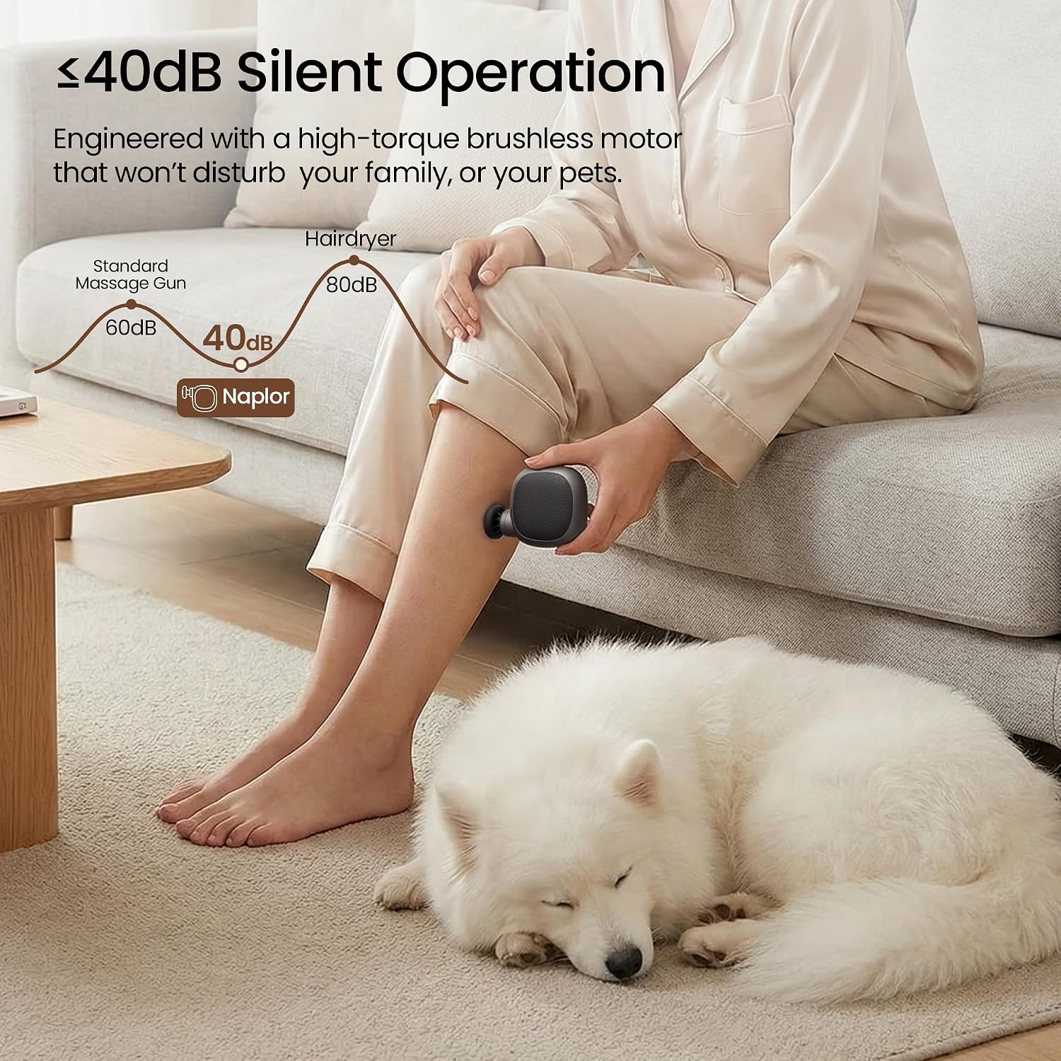 Mini Massage Gun, Small Handheld Muscle Massager for Face Neck Scalp - Image 5