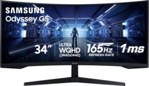 Samsung 34′ Odyssey G5 Ultra-...