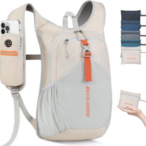BECOJADDE 15L Small Hiking Backpack...