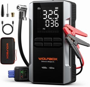 WOLFBOX MV24A 4000A Jump Starter wi...