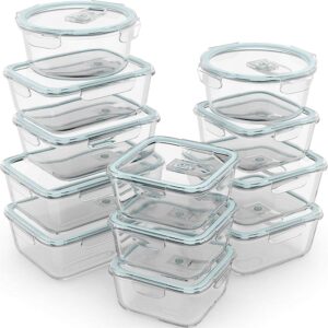 Razab 24 Pc Airtight Glass Food Sto...