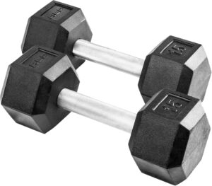 Rep Fitness Rubber Hex Dumbbell(s) ...