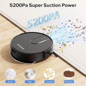 ROPVACNIC Robot Vacuum and Mop Comb...