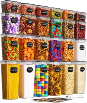 Airtight Food Storage Containers wi...
