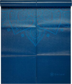 Gaiam Foldable Yoga Mat, 2mm Icy Pa...