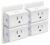 Kasa Smart Plug Mini 15A, Smart Home Wi-Fi Outlet Works with Alexa, Google Home, No Hub Required, UL Certified, 2.4G WiFi Only, 4-Pack(EP10P4) , White