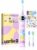 usmile Q30 Kids Smart Toothbrush, Voice-Guided Coaching, Ages 3-8 (Purple) | Missed Spot Alerts, Parent App Reports, AI Voice Guide, Fun Music Timer, Gentle Bristles, 90-Day Battery Life