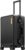 LEVEL8 Zipperless Carry On Suitcase Airline Approved with Aluminum Frame, Hard Shell Luggage with Spinner Wheels, Metal Travel Luggage with Double Tsa Locks, 20 Inch, Black