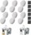 Cat Water Fountain Filter Replacement: 12 Cat Fountain Filter – 6 Filters + 6 Sponges （3 Months of Use）- 12 Pet Fountain Filter – Suitable for DCTROD Stainless Steel Cat Fountain