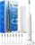 Onlyone Electric Toothbrush for Adults, Rechargeable Electric Toothbrush with 8 Brush Heads, Travel Case, Charging Base & Wireless Charging – 5 Modes with Smart Timer, White