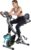 Foldable Exercise Bike Stationary Bikes for Home, 5 IN 1 Indoor Workout Bike, with 16-Level Quiet Magnetic Resistance, 6.6 LBS Flywheel and 300LBS Capacity, 2025 Designed 817 X-bike