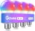 Govee Smart Light Bulbs, A19 Color Changing Light Bulb, 800 LM, E26 Base | Works with Matter, Alexa and Google Assistant, 16 Million Colors RGBWW, WiFi & Bluetooth LED Light Bulbs, Music Sync, 4 Pack