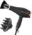 Conair InfinitiPRO Hair Dryer with Diffuser & Concentrator, 1875W, Black