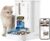 PETKIT Automatic Cat Feeder with Camera, Upgraded Multi-Cat Recognition, Night Vision,2.4G&5G WiFi Dog Feeder with Freshness Lock,5L Timed Dual Hopper Food Dispenser with Low Food Sensor