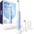 Oral-B Rechargeable Electric Toothbrush, iO3 Limited Deep Clean, 3 Cleaning Modes, Visual Pressure Sensor to Protect Gums, 2 Brush Heads, Travel Case, ICY Blue