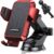 JOYMASS Wireless Car Charger, Phone Holders for Your Car, 15W Auto Clamping Phone Mount Car Accessories for iPhone 16 15 14 13 12 Mini Pro Max 11, Samsung Galaxy S24 Ultra S23 S22+ Note 20, etc – Red