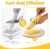 2PCS Upgraded Corn Peeler 304 Stainless Steel Corn Kernel Remover, Ergonomic Corn Planer Thresher, Durable & Efficient Corn Kernel Remover for Kitchen Gadge