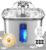 Veken Innovation Award Winner Stainless Steel Cat Water Fountain, 108oz