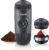 WACACO Nanopresso Portable Espresso Maker Bundled with NS Adapter, Compatible with NS Capsules and Ground Coffee, Compact Size 2.44″x2.8″x6.65″, Manually Travel Coffee Machine Set, Perfect for Camping