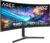Z-Edge 34 inch WQHD 1440P Curved Gaming Monitor, 240Hz Computer Screen | AG34P 1500R Frameless Curved Computer Monitor, Height Adjustable, 1ms, Dual DP & HDMI, Metal Stand, for Office & Gaming