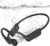 Swimming Headphones-Bone Conduction Headphones, IP68 Waterproof Open Earphones, LiteSurge Bluetooth 5.4 Underwater Sport Earbuds with 32 GB MP3 Memory for Swimming, Marathon-Ink Black