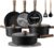 CAROTE 16pcs Pots and Pans Set, Nonstick Cookware Sets | Titanium Reinforced Coating, Scratch-Resistant, Easy to Clean, Even Heating, Induction Compatible, with Frying Pans Set