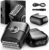 Electric Foil Shavers for Men: 4 Floating Blades & Dual Speed | Mini Electric Razors for Men With Wet or Dry – Cordless Razor with LED Display- Face Shaver with USB-C Charge & Travel Lock