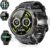 Soudorv Military Smart Watch for Men, 50+ Day Battery Life, Bluetooth Call | 1.53″ HD, 110+ sports modes, heart rate/sleep monitor, IP68 waterproof, Fitness Watch with LED Flashlight for iOS/Android