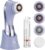 Facial Cleansing Brush, Rechargeable Electric Face Scrubber, 2 Speed Modes | IPX7 Waterproof Electric Spin Cleanser with 4 Brush Head, for Exfoliating, Deep Cleansing Removing Blackhead, Face Massaging