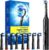 Rotating Electric Toothbrush for Adults, 8 Heads 2 Types, 4 Modes, Black