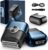 Electric Foil Shavers for Men: 4 Floating Blades & Dual Speed | Mini Electric Razors for Men With Wet or Dry – Cordless Razor with LED Display- Face Shaver with USB-C Charge & Travel Lock