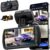 4K Dash Cam Front and Rear, Built-in WiFi GPS, 3″ IPS Screen, HDR Night Vision Dash Camera for Cars, G-Sensor App Control, Emergency Lock, Accident Record, Parking Mode, Support 512GB Max