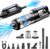 MONOZEL Car Vacuum Portable Cordless, 18000Pa 2 in 1 Vacuum Cleaner&Air Duster, 130W Brushless Motor Handheld Vacuum Cordless with 7800mAh Battery, LED Light, Multi-Nozzles for Car, Home, Office, Pet