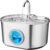 Cat Water Fountain Stainless Steel: 74oz/2.2L Cat Fountain for Drinking