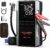 WOLFBOX 4000A Jump Starter with Air Compressor, 88.8Wh Car Battery Jumper Starter Portable(10L Gas/10L Diesel), 12V Booster Jump Box Pack with 160PSI Tire Inflator, 65W Fast Charger, Jumper Cables