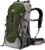 Loowoko 50L Hiking Backpack with Rain Cover for Both Men & Women
