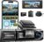 AZDOME M550 Max 4K 3 Channel Dash Cam Front and Rear Inside, Dual STARVIS 2