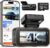 70mai A810 Lite 4K Dash Cam Front and Rear, 5GHz Wi-Fi 6 DashCam, Car Camera 4G LTE Remote Access, GPS Tracking, HDR Night Vision, 24H Parking Mode, Voice Control, Emergency Lock, Loop Recording
