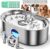4.2Gal Extra Large Dog Water Fountain, 16L Stainless Steel Pet Water Fountain for Large Dogs, No Spill Dog Water Bowl Dispenser with Deeper Wider Bowl, 68-Cup Water Tank for Multi-Pet(with 7 Filters)