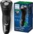 Philips Norelco 2400 Series Electric Shaver, Deep Black | 27 Self Sharpening ComfortCut Blades, 4D Flex Heads, Wet or Dry Use, 2-Year Blade Life, Pop-up Trimmer, X3001/90