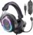 FIFINE Wired Gaming Headsets: 7.1 Surround Sound – Vibrant Customizable RGB – Game/Chat Balance, USB Gamer Headphones with Noise Canceling Microphone for PC, PS5/PS4, Laptop, Mac – AmpliGame H13BP | Large 50mm drivers, Crisp 7.1 Surround, Ergonomic Earpads, Active Noise Canceling Mic, 11 Modes RGB, 3 EQ Modes