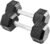 Rep Fitness Rubber Hex Dumbbell(s) – Singles (55LB +) and Pairs (5LB – 50LB) – Low Odor, Fully Knurled Handle