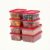 IRIS USA 16 PC Food Containers With Lids, Microwave/Dishwasher Safe | Freezer Safe, BPA Free, Stackable, Reusable, Meal Prep, Leftovers Food Storage