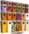 Airtight Food Storage Containers with Lids, 24 PCS Kitchen and Pantry Organization Canisters, BPA-Free, PVC-Free, Food-grade Plastic Leak-proof Jars for Cereal, Flour, Sugar, Extra 24 Labels & Marker